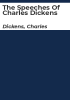 The_speeches_of_Charles_Dickens