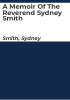 A_memoir_of_the_Reverend_Sydney_Smith