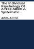The_individual_psychology_of_Alfred_Adler