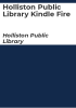 Holliston_Public_Library_Kindle_Fire