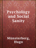 Psychology_and_Social_Sanity